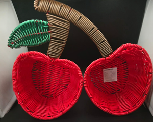 ตะกร้าหวายลายเชอร์รี่ป๊อปถาดเก็บลูกกวาดสำหรับเด็กอุปกรณ์จัดระเบียบตกแต่งสำหรับเด็ก-Sisu - Product Image 3