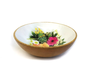 Cuenco de madera con Mango más exigente, diseño de abeja para servir postres, decoración de vajilla, cuencos de frutas, gran oferta, diseño de esmalte impreso - Product Image 6