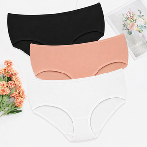 Braguitas de Algodón para Mujer, Cintura Alta, Suaves y Transpirables, Hechas en Turquía, Comodidad Premium - Product Image 1