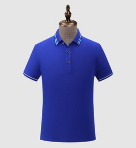 Camiseta de Polo de manga corta personalizada de alta calidad para hombre, venta al por mayor, tela de lona, patrón sólido, manga corta para Polo - Product Image 1