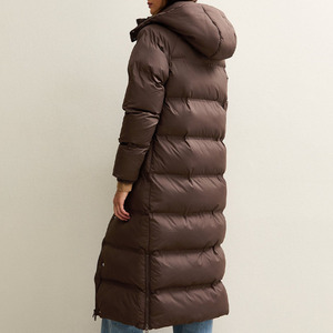 Winter <b>Womens</b> Down Jackets Long Ultra Light Thin Casual Coat Puffer Jacket Slim Remove Hooded <b>Parka</b> - Product Image 5