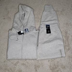 Survêtement de sport personnalisé pour homme, polo à manches longues, sweat-shirt avec cordon blanc, 100% coton, jogging/sweat-shirt, tailles plus grandes disponibles - Product Image 6