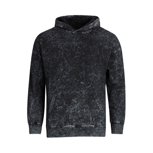 Sudadera con capucha de lavado ácido de gran tamaño para hombre en Nuevo diseño 100% algodón ligero Invierno Polar térmico tallas grandes al por mayor - Product Image 3