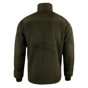 Veste en polaire sherpa pour homme, service OEM, Gen2, olive foncé, prix d'usine, veste d'hiver chaude de luxe pour homme - Product Image 4