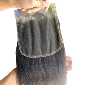 Peluca de encaje transparente de 5x5 pulgadas, línea de pelo Natural, Invisible, ultrafino, prearrancado - Product Image 1