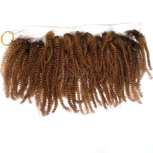 Besst Qualité Kinky Curly Color Bundles Et Frontal De 100% Cheveux Humains Vietnamiens Vrais Cheveux Humains - Product Image 5