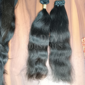 Extensions de cheveux humains vierges indiens personnalisés de qualité supérieure Trame liée à la main Fumi Double I-Tip Light Couleurs vives Body Wave Water - Product Image 3