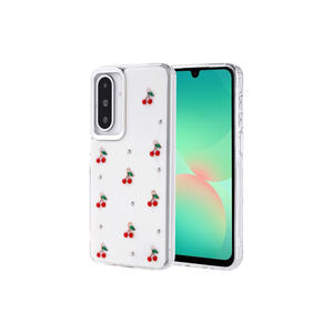 Coque en silicone transparente antichoc avec paillettes pour Samsung Galaxy A26, design airbag, protection arrière, compatible 12 Pro Max, 7 Plus - Product Image 1
