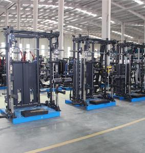 Attrezzatura professionale per il Fitness commerciale multifunzione da palestra Smith Machine Power Cage per uccelli Gantry <span class=keywords><strong>Squat</strong></span> <span class=keywords><strong>Rack</strong></span> completo - Product Image 2
