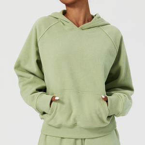 Sudadera con capucha para mujer de primavera e invierno, novedad de alta visibilidad, logotipo personalizado de tu marca, la mejor sudadera sostenible para mujer - Product Image 3