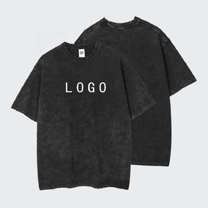 Nouveau T-shirt Unisexe Personnalisé avec Logo, Lavage Acide, Polyester/Coton, Respirant, Léger, Écologique, Manches Courtes, Formel - Product Image 5