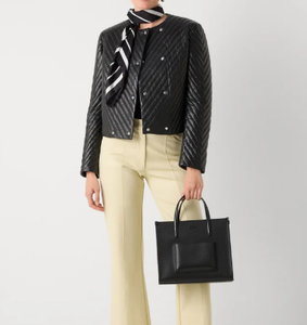 แจ็กเก็ตหนังแกะแท้ระบายอากาศสำหรับผู้หญิงแจ็คเก็ตหนังแกะแฟชั่นคุณภาพสูง - Product Image 5