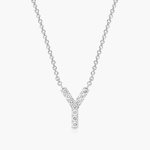 <b>Solid</b> 925 <b>Silver</b> Women's Minimalist Tennis Necklace with Round Brilliant Moissanite Stones Elegant Link Chain Jewelry - Product Image 2