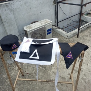 LOP Tablier avec col Gants et Couronne Lodge of Perfection Set HSE - Product Image 2