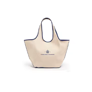 Sac fourre-tout en toile écologique tendance pour l'été avec poignée en corde, logo personnalisé, sac en coton durable et élégant pour femmes, usage quotidien - Product Image 1