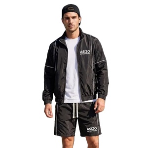 ASIZO Custom Men's Winter Puffer <b>Jacket</b> | Lightweight Nylon Ripstop | Waterproof Zipper Front <b>Patchwork</b> Letter Print | Quick Dry - Product Image 5