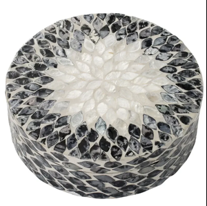 Boîte en MDF de qualité supérieure avec incrustations de nacre, formes variées, boîte en MDF à couvercle multi-formes pour le rangement de bijoux, boîte cadeau - Product Image 4