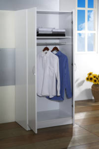 Armario de almacenamiento de 2 puertas de diseño contemporáneo KD para el hogar, dormitorio, hotel o villa, muebles de dormitorio - Product Image 3