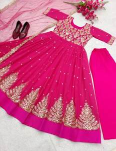 Vestido de boda de diseñador con Pent Dupatta - Product Image 3