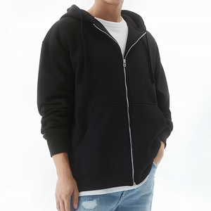 Sweat-shirts à capuche d'hiver de haute qualité OEM, 100% coton, 320g, broderie, impression numérique, service OEM - Product Image 4