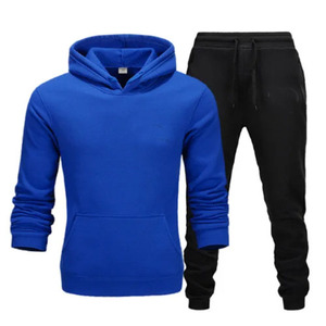 Tenue de sport deux pièces pour homme au meilleur prix Survêtement 100% coton pour le printemps et l'automne - Product Image 6