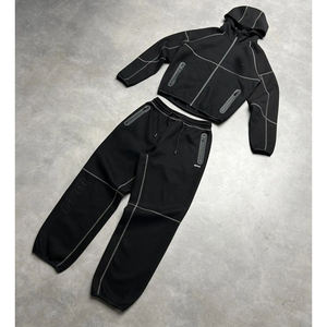 Ensemble sweat-shirt et jogging sur mesure, style survêtement oversize |   Vêtements de rue pour hommes, survêtements - Product Image 3