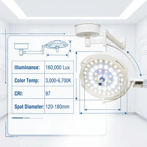Lampe chirurgicale LED de plafond 160000 Lux, série 700, avec perles LED Cree, lampe <span class=keywords><strong>d</strong></span>'<span class=keywords><strong>opération</strong></span> sans ombre avec modes RGB et laparoscope - Product Image 6