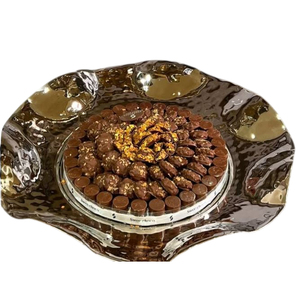 Tazón de Chocolate de Metal plateado hecho a mano, soporte dulce para bodas y fiestas de cumpleaños, plato de postre, precio de fábrica - Product Image 2