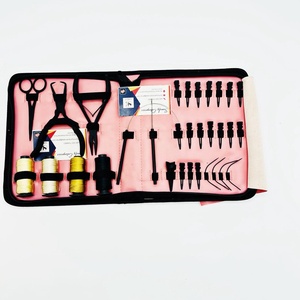 Kit d'outils professionnels pour extensions de cheveux en micro-liens en acier inoxydable Somofy Enterprises avec logo personnalisé, pinces, clips et fil pour usage en salon - Product Image 3