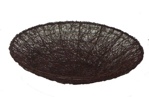Ensemble de 3 paniers de rangement en métal rond en maille, bol à fruits en fil métallique, organisateur, bac en fil de fer artisanal pour le commerce de détail et le rangement à domicile - Product Image 5