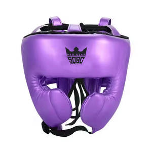 Protector de Cabeza de Cuero para Boxeo y Entrenamiento de MMA, Diseño Personalizable, Ropa Deportiva Protectora para Adultos - Product Image 1