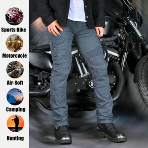 Pantalones vaqueros para montar en motocicleta pantalones de motociclista con blindado extraíble CE para hombres - Product Image 5