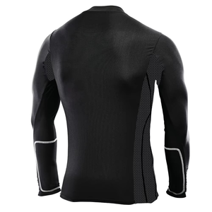 Por encargo de manga larga MMA Rush Guard para los hombres de diseño personalizado de compresión Fighting Wear Rash Guard - Product Image 3