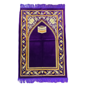 Prix de gros tapis de prière musulman tapis de prière islamique tapis de prière dernier portable fordable musulman Sajda tapis tapis de prière - Product Image 5