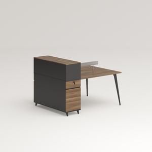 Nhà Máy Bán Hàng Trực Tiếp Bàn Văn Phòng Bằng Gỗ Mở Modular Mở Mở Mở Nhân Viên Máy Tính Làm Việc Bảng Máy Tính Xách Tay Bàn Cho 2 4 6 Người - Product Image 1