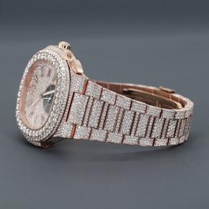 New Arrival Latest Original Leb Grown Diamond <b>Wrist</b> <b>Watch</b> Featuring With Stainless Steel Luxury Design Fashionable Jewelry - Product Image 2