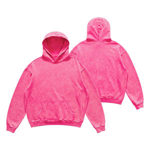 Vente en gros de pulls à capuche personnalisés sweats à capuche délavés à l'acide pour hommes pierre surdimensionnée sweat à capuche lavé vintage vierge populaire - Product Image 1