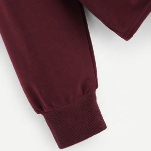 Sudadera informal de poliéster con cuello redondo para mujer, ropa con logotipo personalizado, otoño - Product Image 5