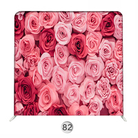 Support de toile de fond photo de mariage pliable et portable, nouveau design, sublimation par transfert thermique