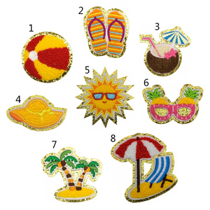 Patchs en chenille personnalisés, patchs brodés, patchs d'été 2026 - Product Image 2