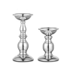 Chandelier de taille personnalisée Bougeoir en argent Hot Seller Bougeoir de style européen à bas prix Bougeoir en métal - Product Image 6