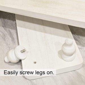 Ensemble de 2 supports de présentation en bois, support de table rustique pour la décoration, les desserts et l'affichage commercial - Product Image 4