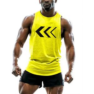 Débardeurs de course à pied personnalisés imprimés en 3D de taille plus pour hommes - Product Image 5