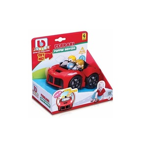 Burago รถเฟอร์ราริจูเนียร์สีแดงพร้อมไฟและเสียงรถของเล่นเพื่อการศึกษาสำหรับอายุ2-4ปีแบตเตอรี่รวมของขวัญที่สมบูรณ์แบบ - Product Image 1