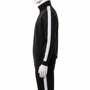 Chándal Deportivo para Hombre de Poliéster y Algodón Antibacteriano, Tejido Suave y Transpirable, Ropa Deportiva para Entrenamiento Diario, Ropa Deportiva para Actividades al Aire Libre - Product Image 1