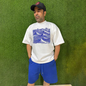 Meilleures ventes de t-shirts et shorts personnalisés pour hommes, ensembles de deux pièces, t-shirt à manches courtes et shorts, ensembles de shorts personnalisés pour garçons - Product Image 2