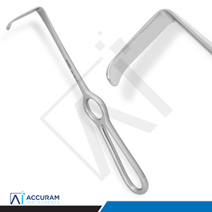 Retractor Bucal Profesional Langenbeck de 21 cm, Retractor Quirúrgico de Acero Inoxidable, Instrumento Maxilofacial para Tejidos Orales y Dentales, CE - Product Image 3
