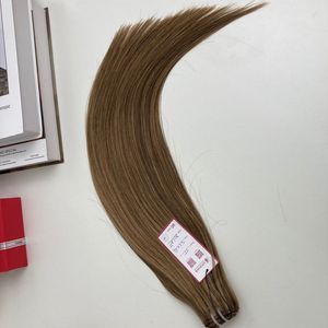Vente en gros d'extensions de cheveux Remy 18 pouces trame de machine noire naturelle prête à expédier meilleure qualité de cheveux humains - Product Image 5