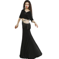 Costume de danse du ventre pour femmes tenues vêtements de pratique vêtements d'entraînement
