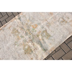 Tapis d'appoint vintage 3,2x5,8 pieds, tapis turc, tapis Ikat gris - Product Image 5